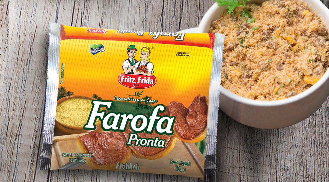 Fritz & Frida lança nova embalagem de farofa